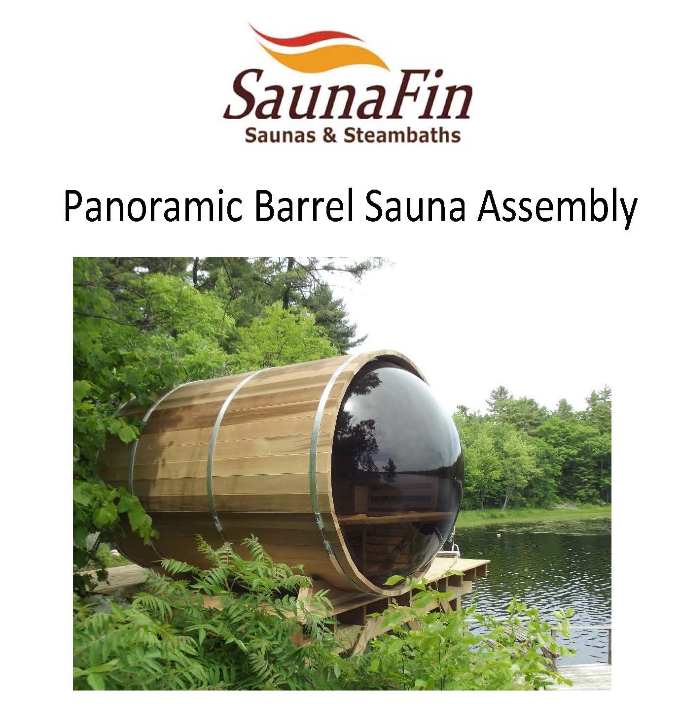 Panoramic View Barrel Sauna Outdoor Saunas Saunafin